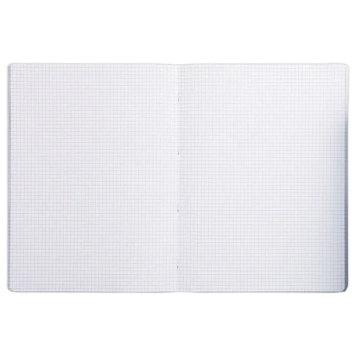 Cahier piqué 24x32 cm 96 pages petits carreaux - couleur aléatoire