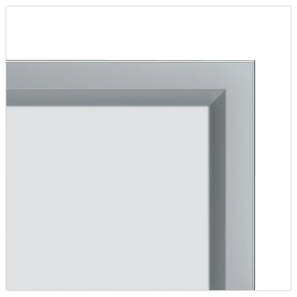 Porte-affiche clipsable A4 Nobo impression - argent 
