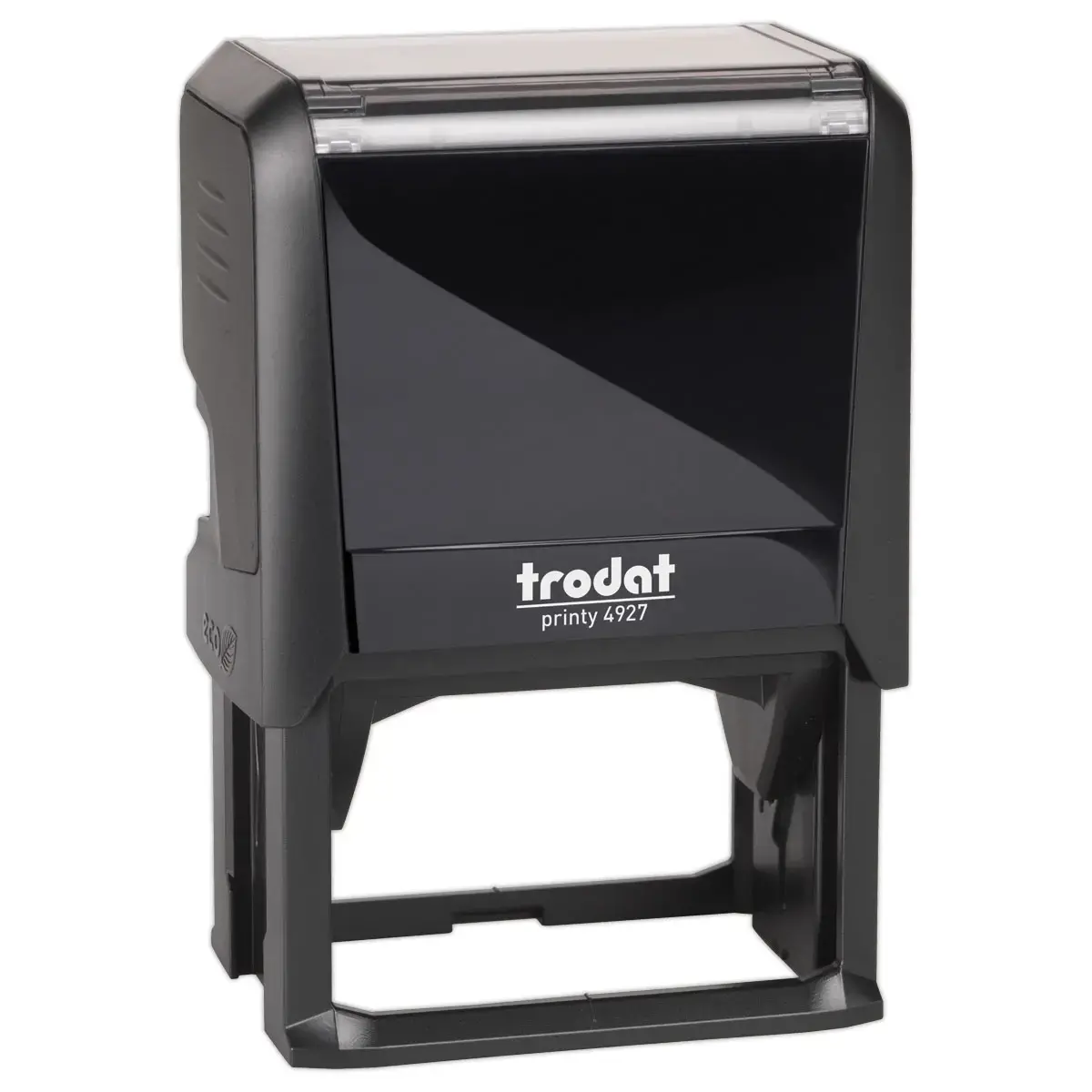 Timbre person.Printy 4927-Boîtier noir-Enc.noire-60X40mm-10 lig.max