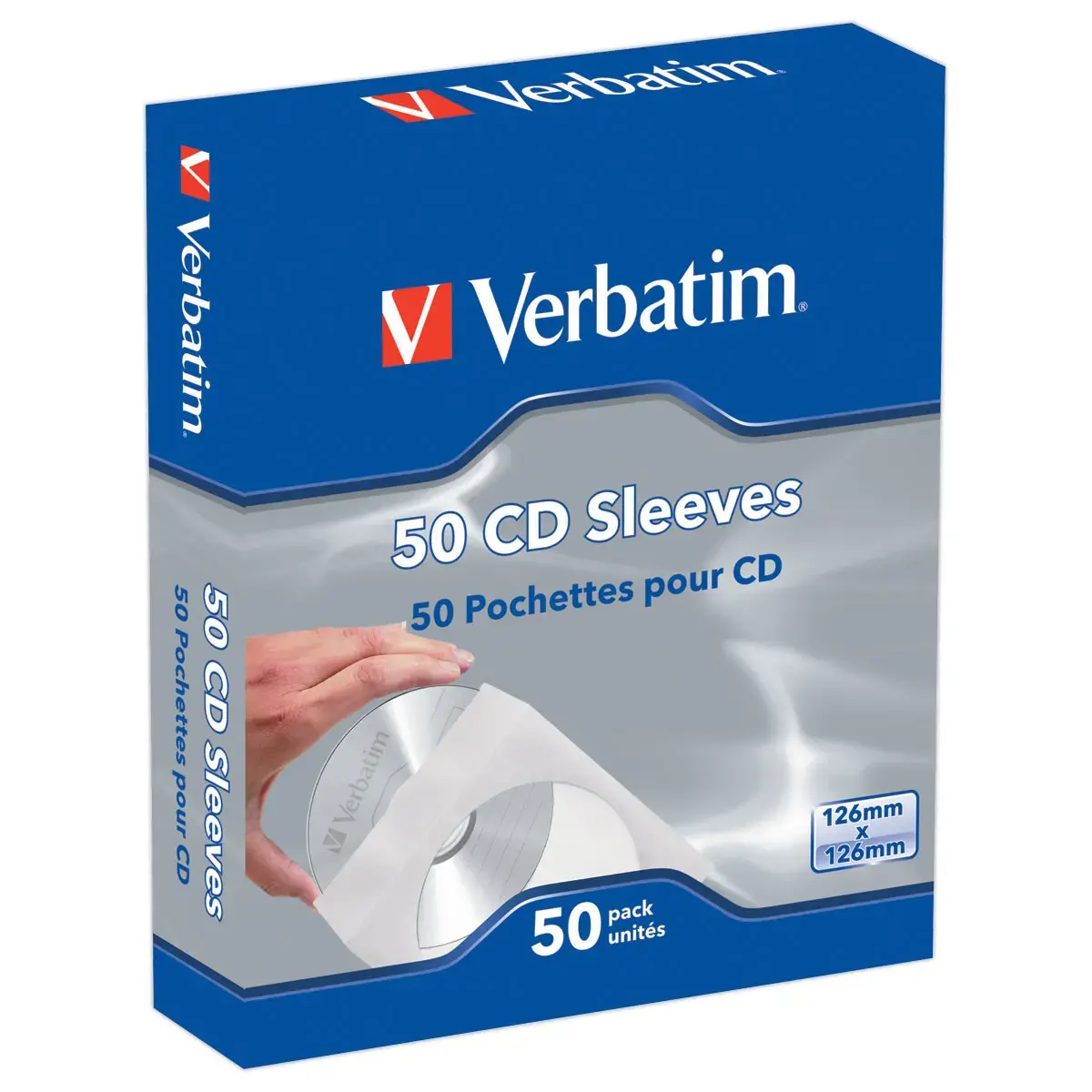 50 Pochettes CD/DVD papier