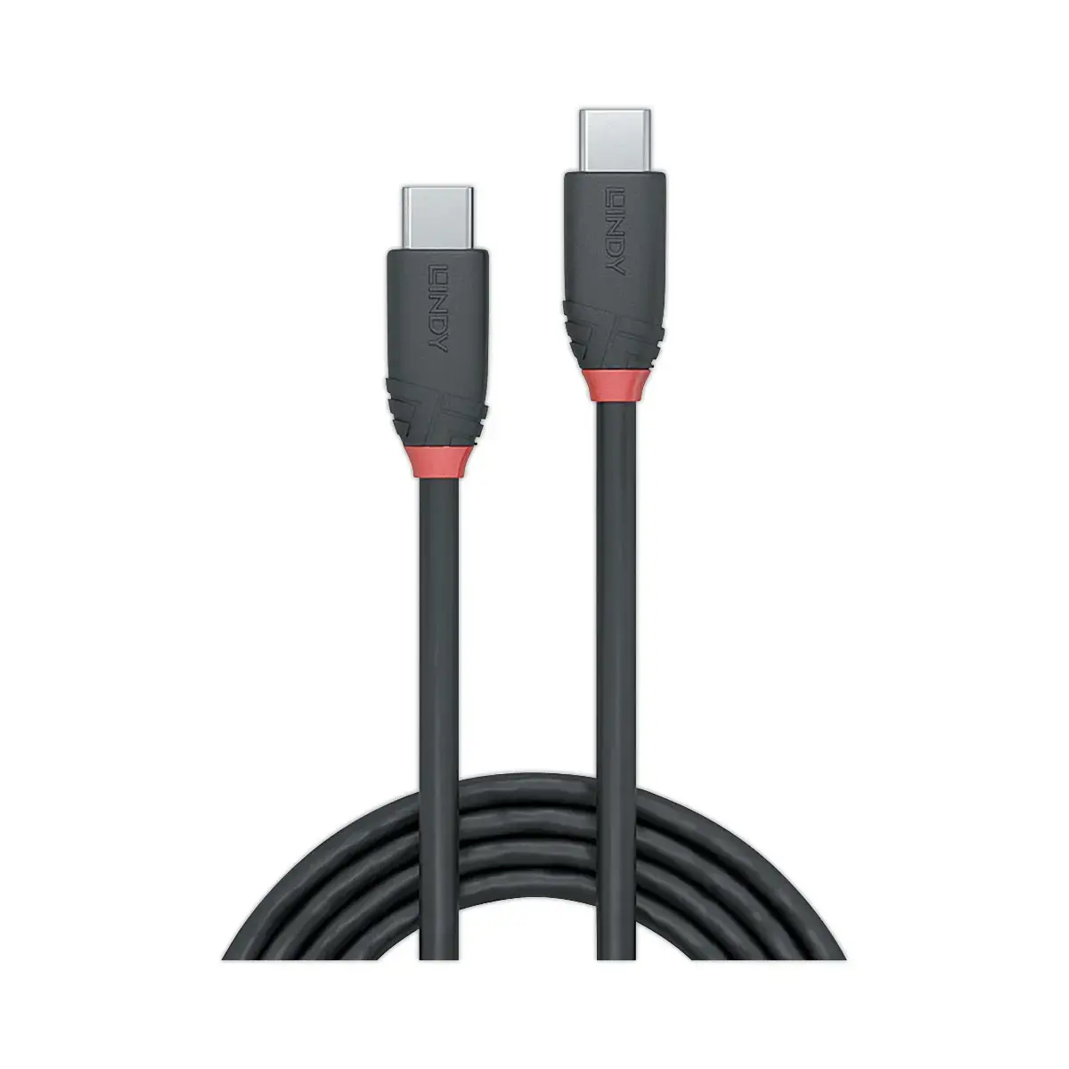 Câble USB Black Line 3.2 - Type C 3A - 20Gbit/s - 1.5m - LINDY