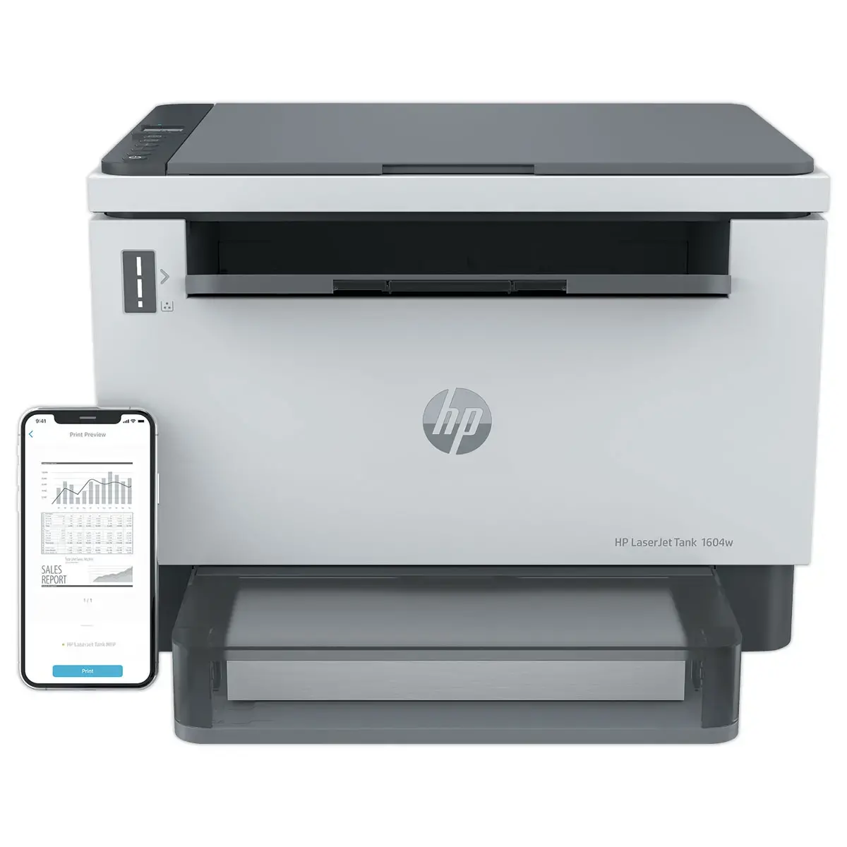 Imprimante multifonction Laserjet Tank MFP 1604W - Laser - HP