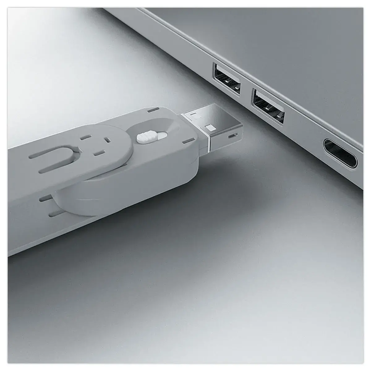 Clé pour bloqueurs de port USB Type A - 4 verrous - Blanc - LINDY