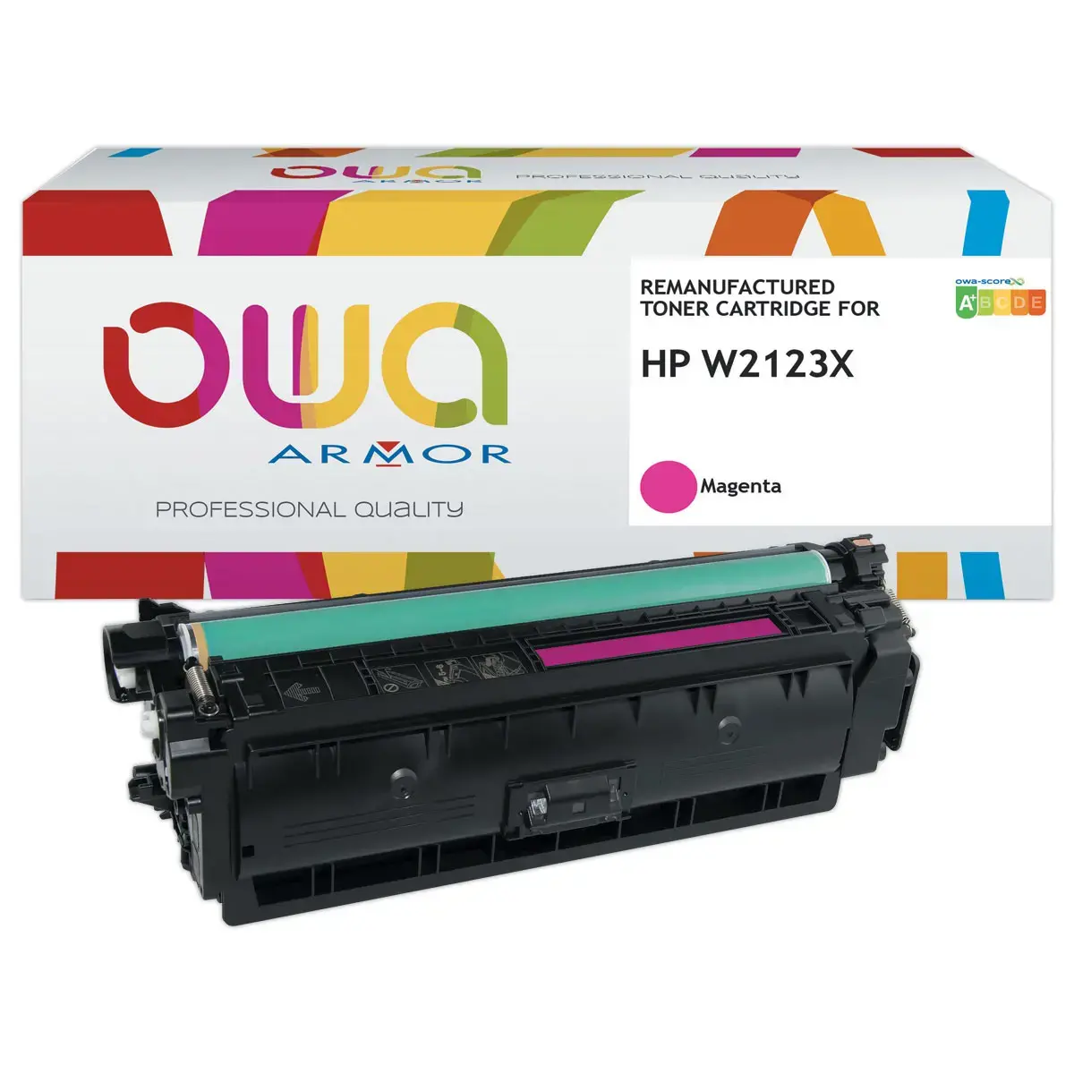 Toner OWA équivalent HP W2123X Magenta
