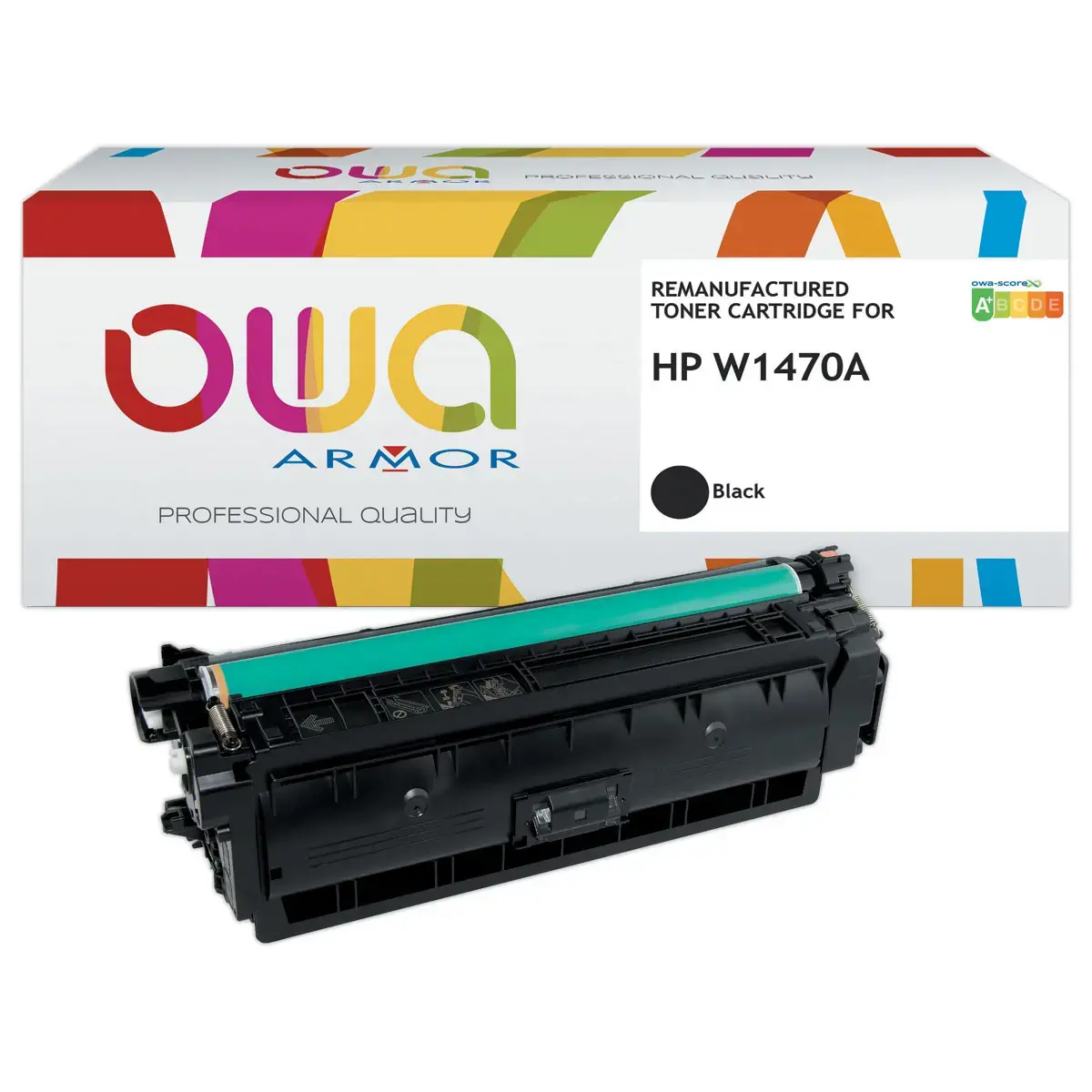 Toner OWA équivalent HP W1470A Noir