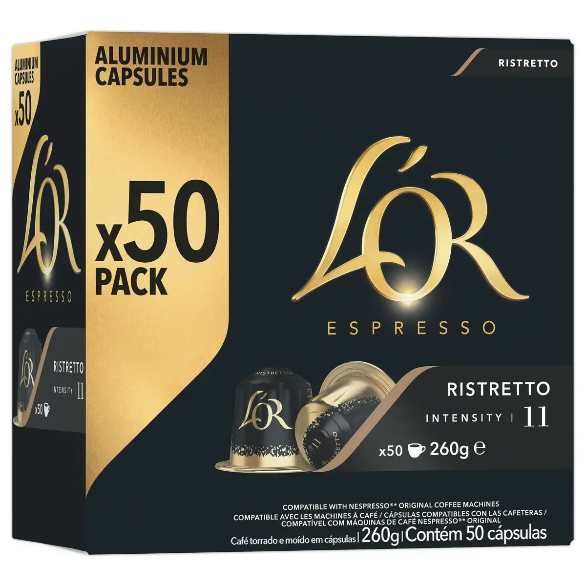 150 capsules de café L'OR Espresso Ristretto