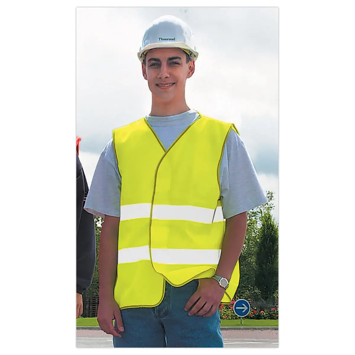 Gilet de sécurité - 2 bandes réfléchissantes - Taille XL - RG