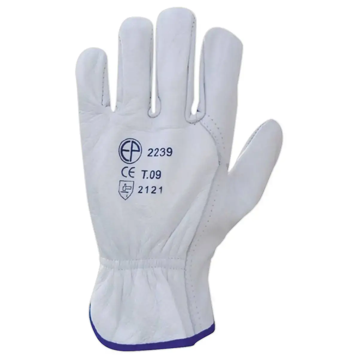 12 Gants de manutention lourde 357001E NATUREL ERGOS - Taille 10 - RG