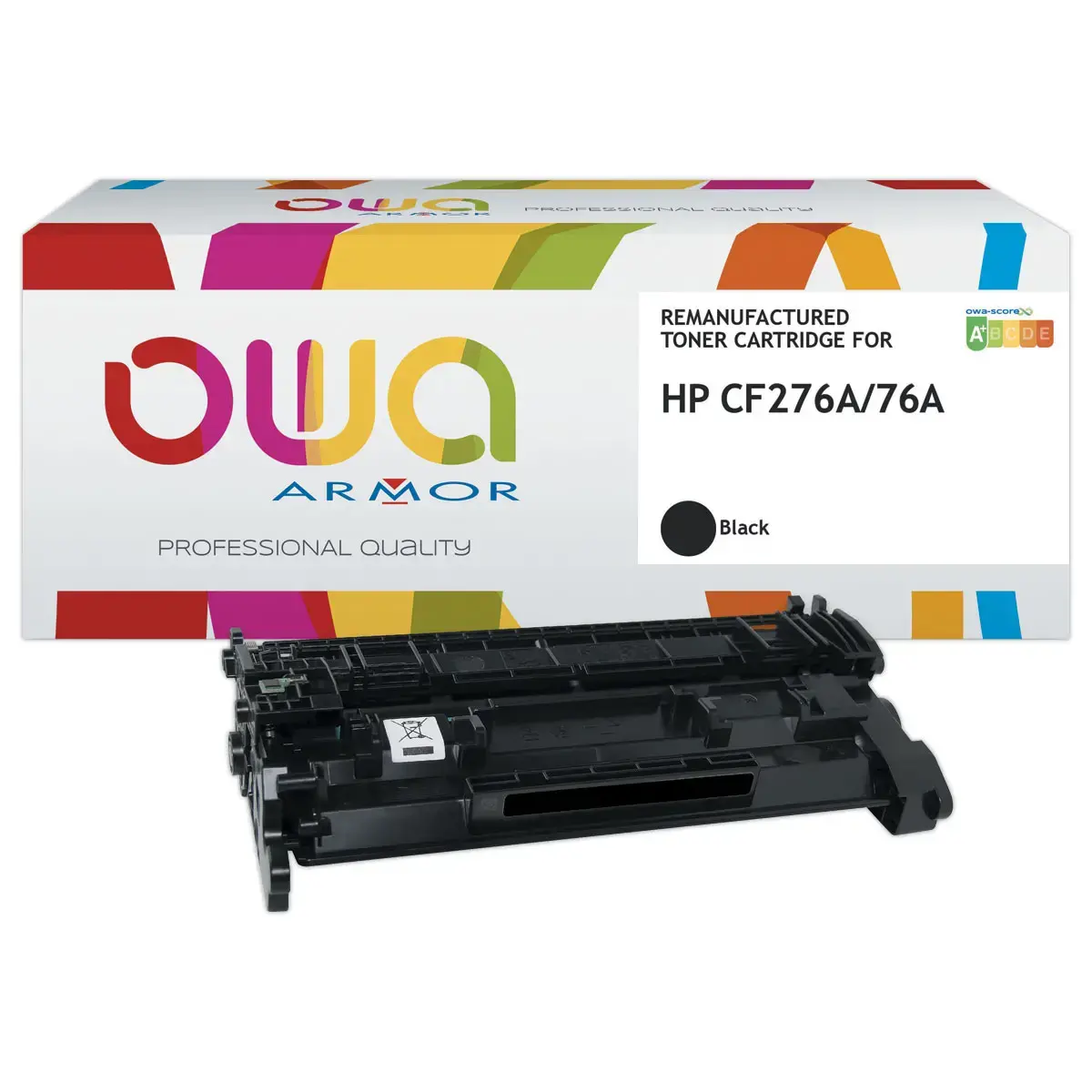 Toner équivalent HP CF276A - Noir - Owa