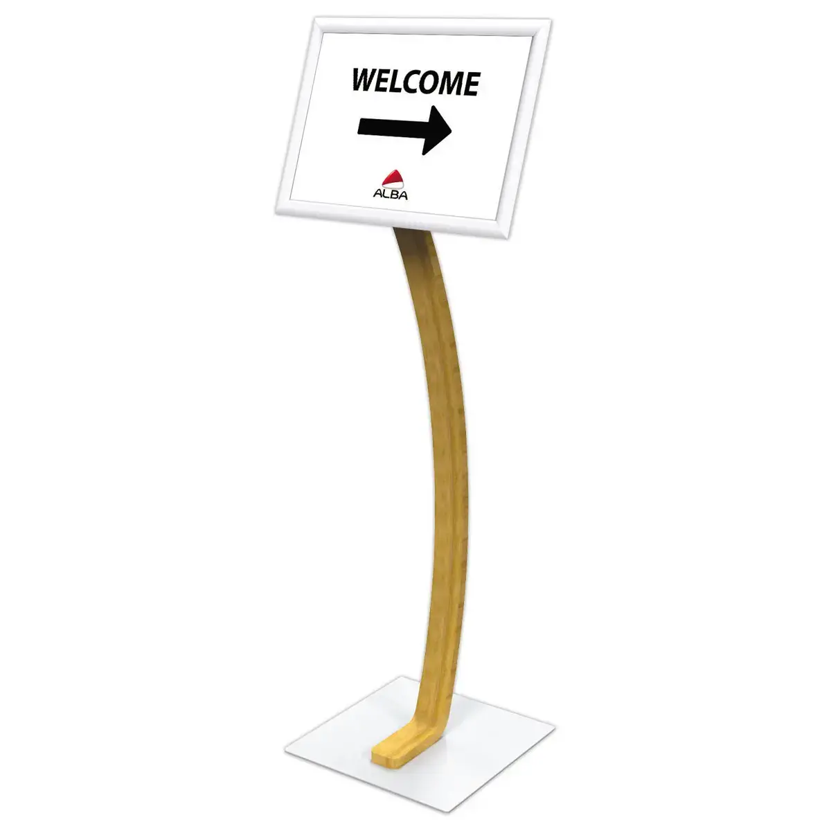 Présentoir signalétique bois A3