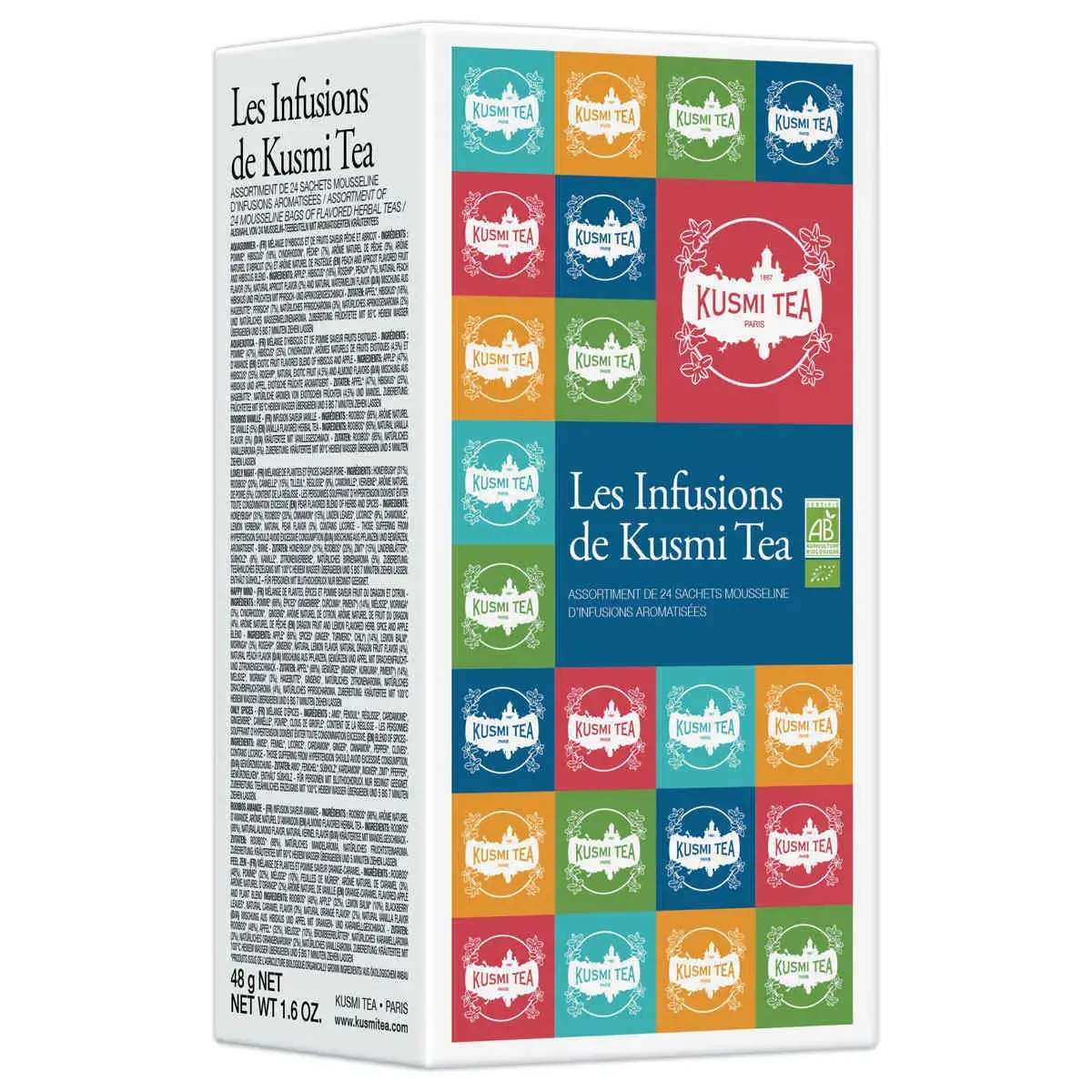 Coffret de 24 sachets d'infusions bio