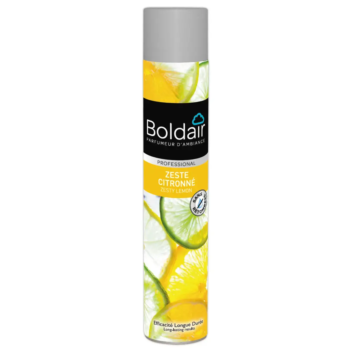Désodorisant parfum zeste citron - 500 ml - Boldair