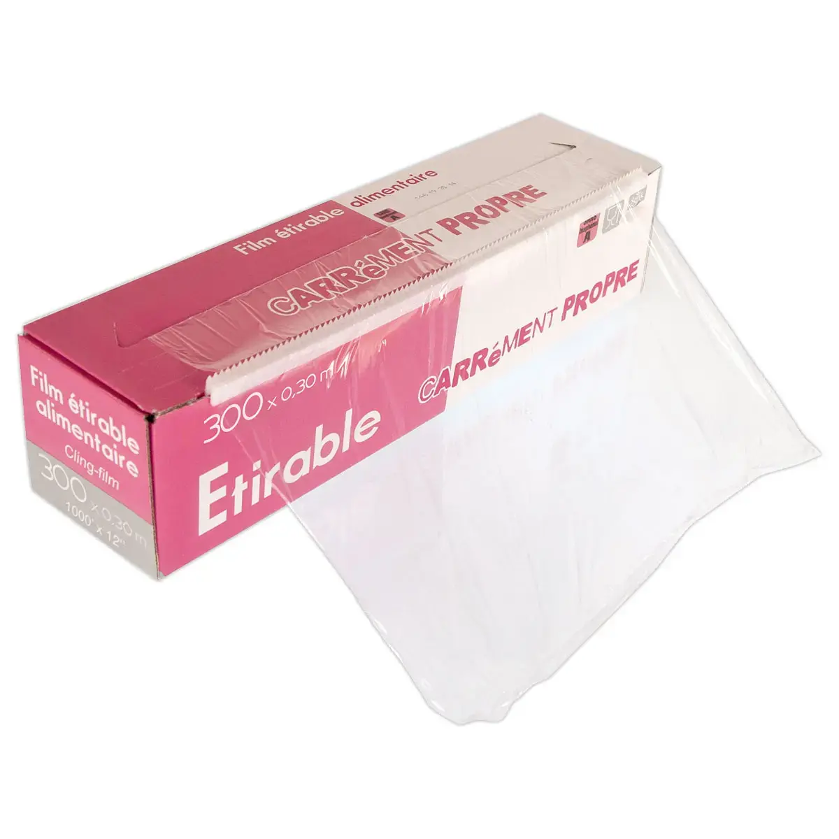 Boîte distributrice film alimentaire 300 m x 30cm