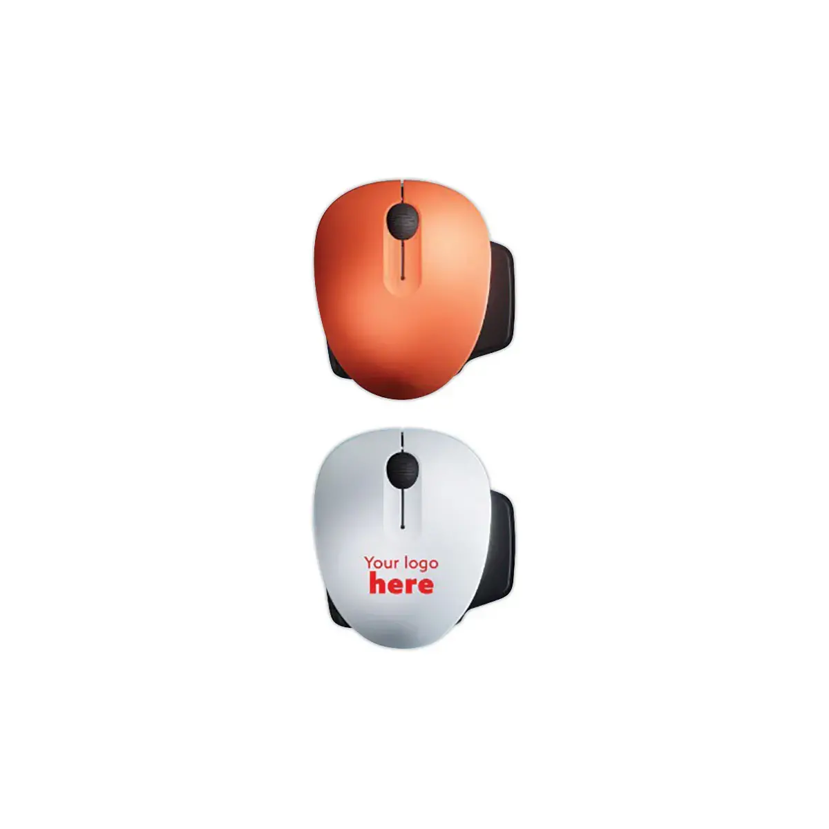 Souris ambidextre R-GO Twister - Noir