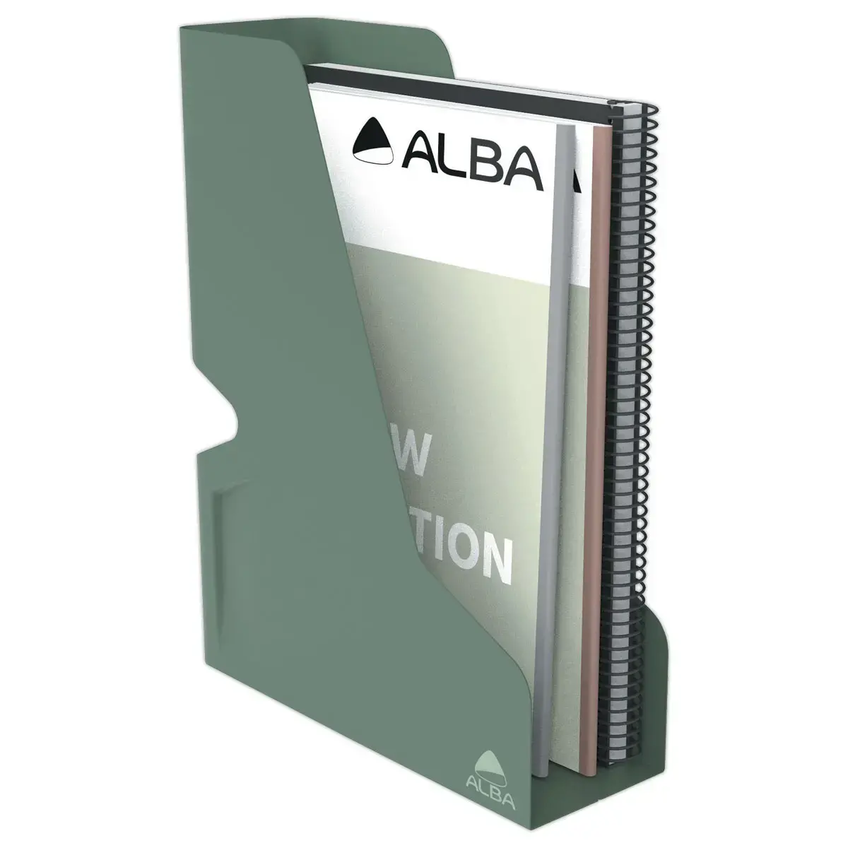 Porte-revues métal - Vert céladon - ALBA