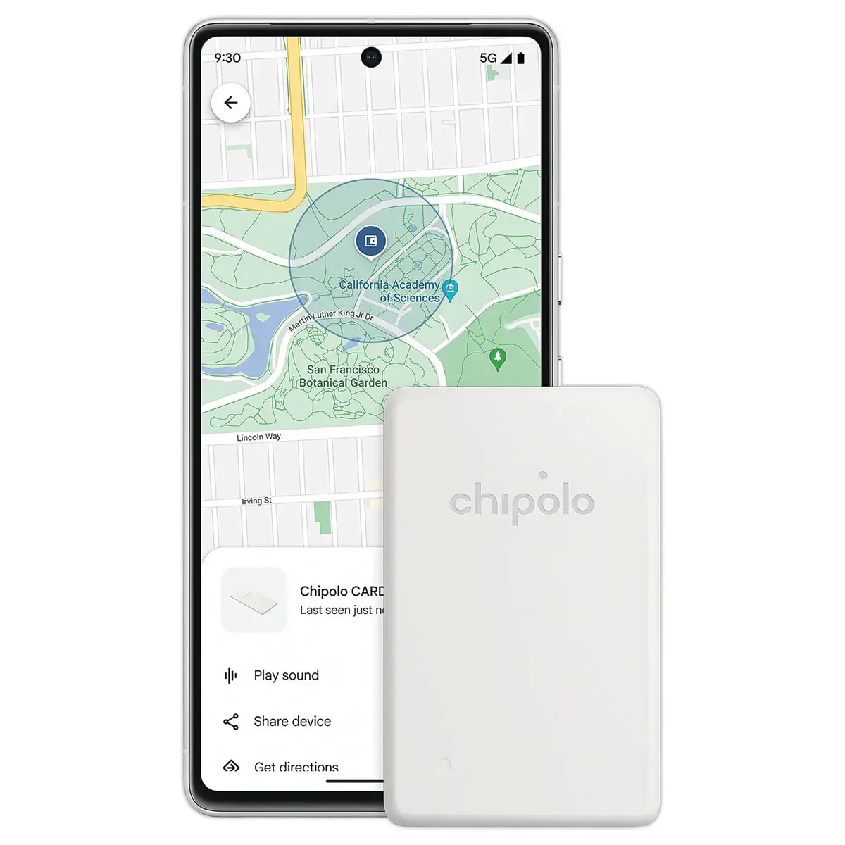 Carte tracker Bluetooth Chipolo Blanc 