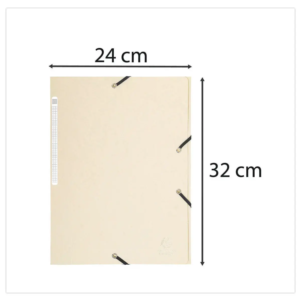Chemise à élastiques Maxi capacity Ivoire - EXACOMPTA