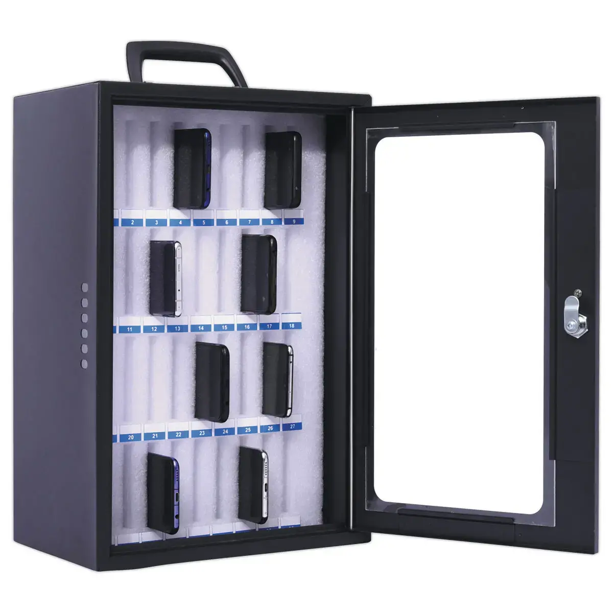 Armoire de rangement pour 36 téléphones