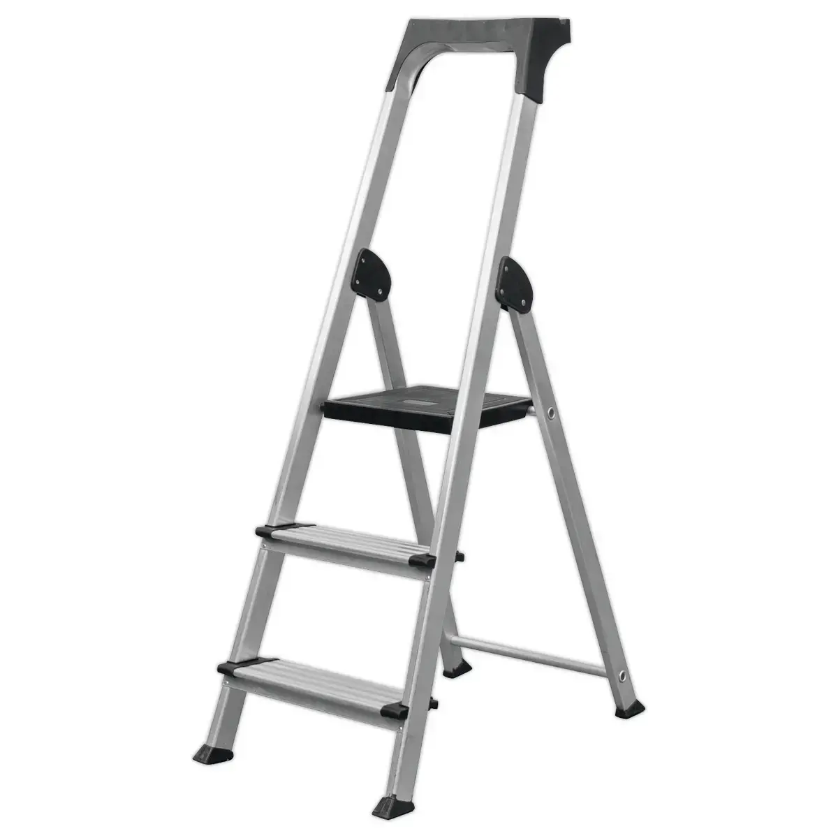 Escabeau 3 marches porte-outils 