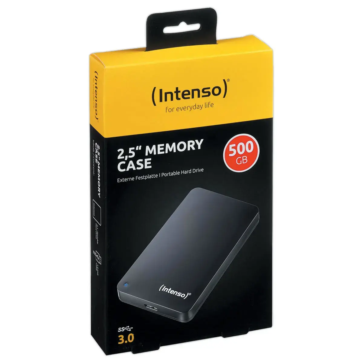 Disque dur externe USB 3.0 &ndash; 500 Go &ndash; Intenso 