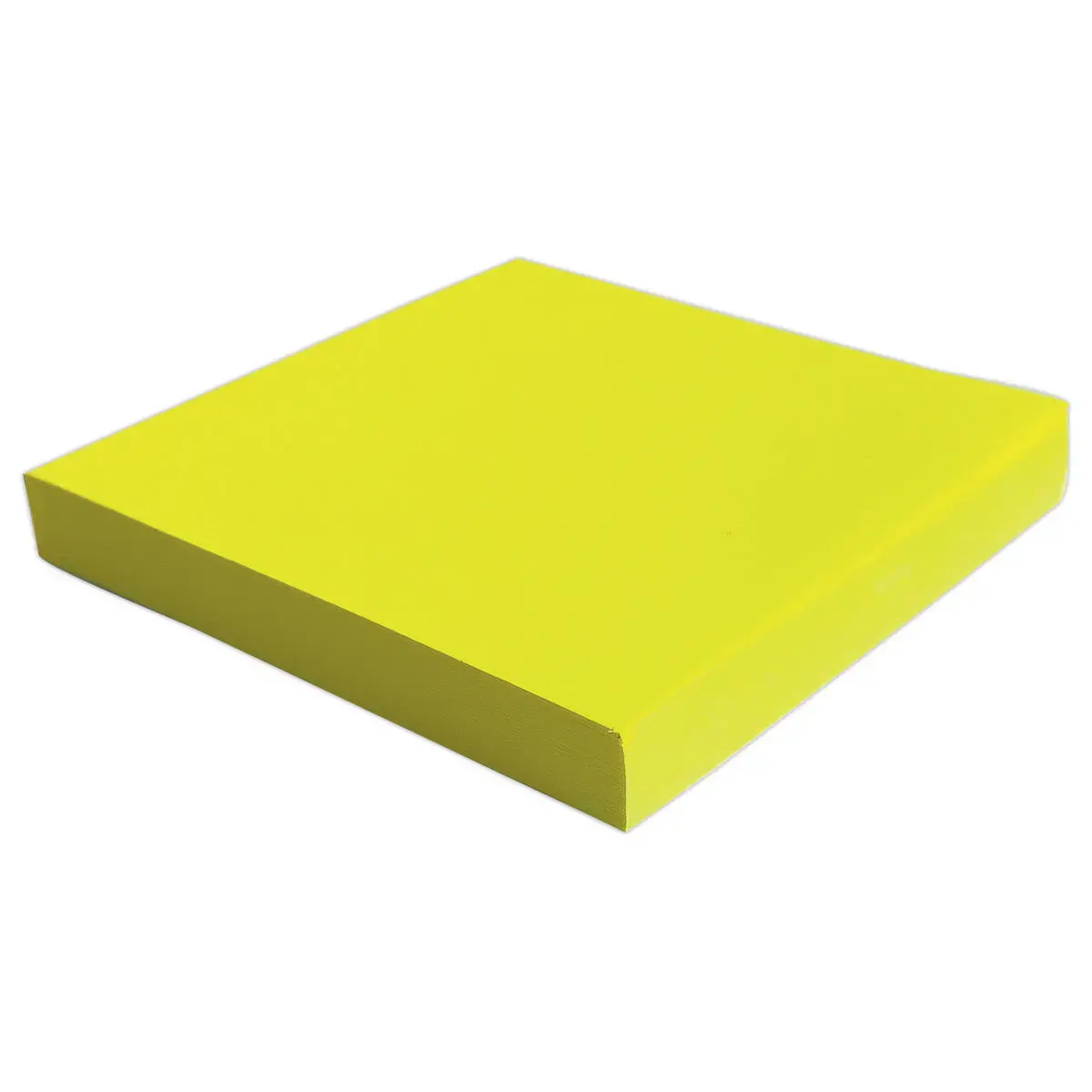Bloc notes adhésives 75 x 75 mm jaune fluo