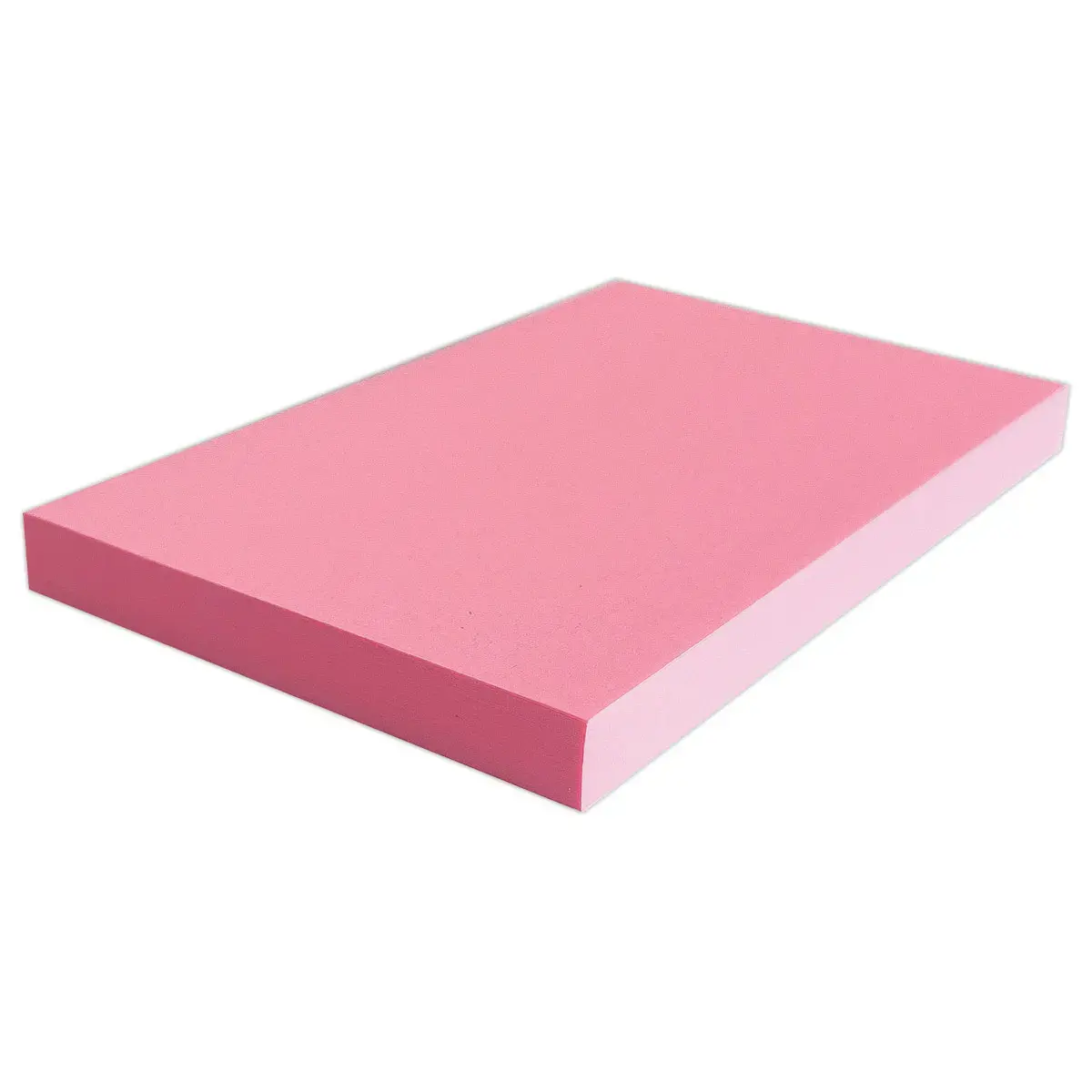 Bloc notes adhésives 125 x 75 mm rose fluo