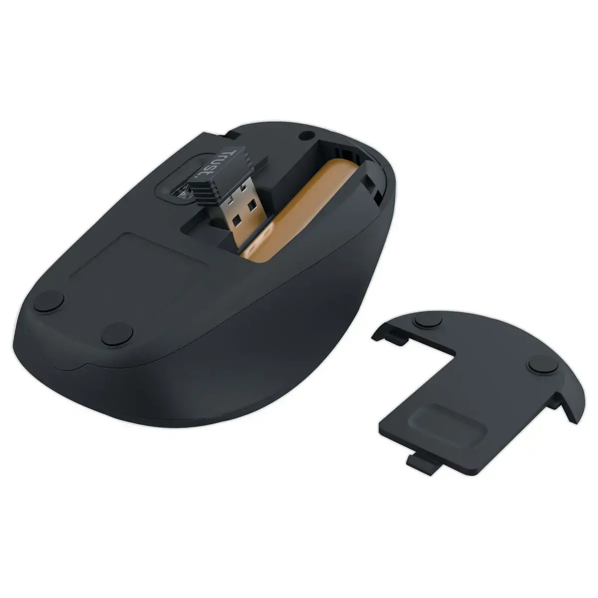 Souris sans fil compacte Yvi + Eco - Bleue