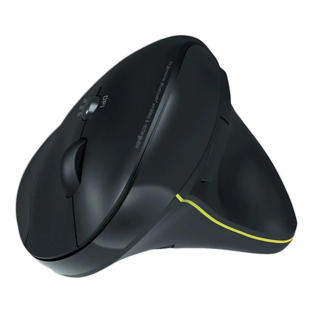 Souris sans fil ergonomique RECHARG ERGO Port Designs - Noire 