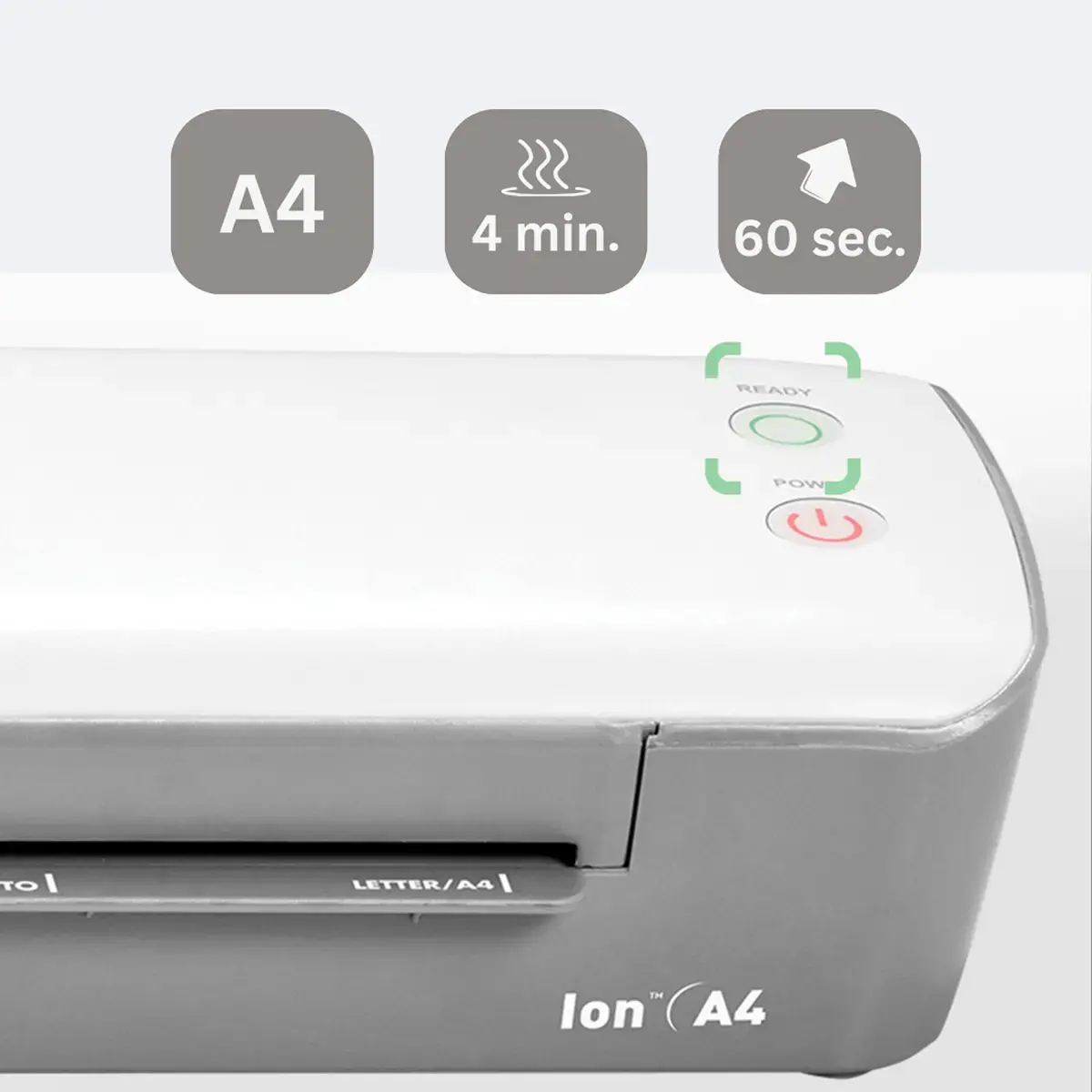 Plastifieuse Ion &ndash; A4 - Blanc &ndash; Fellowes 