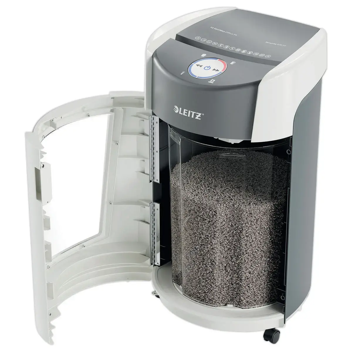 Destructeur IQ OptiMax P5 - Coupe micro - 10 feuilles - 35L - LEITZ