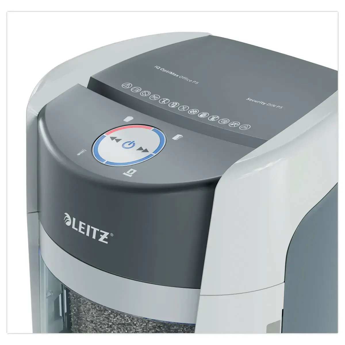 Destructeur IQ OptiMax P5 - Coupe micro - 10 feuilles - 35L - LEITZ