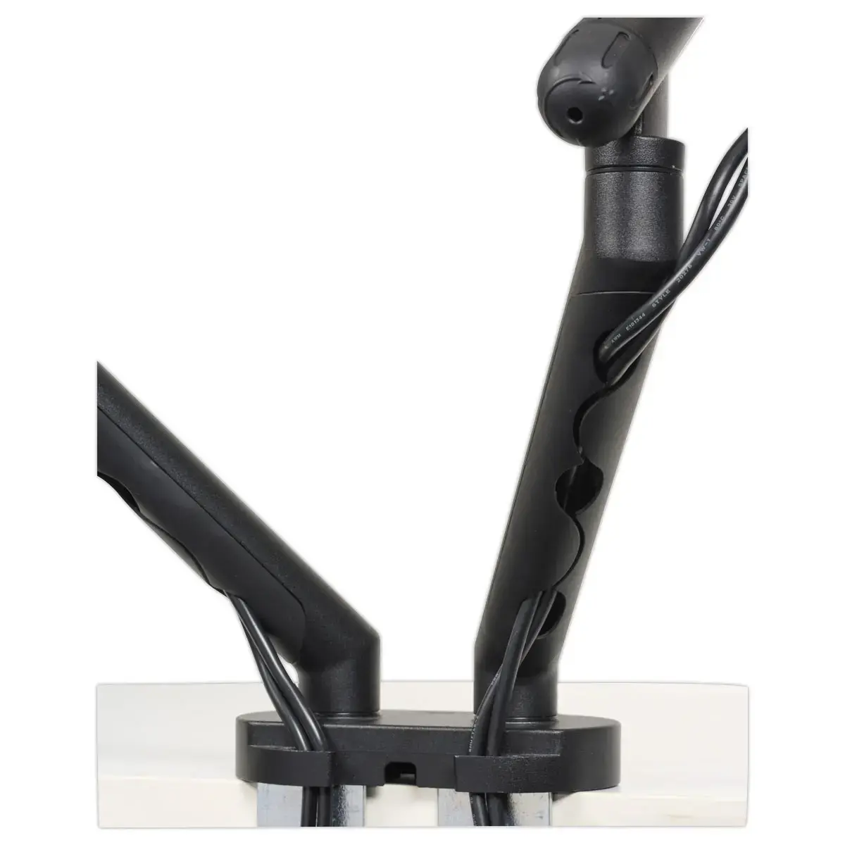 Bras porte-écran double BE Flexible Dual - Noir