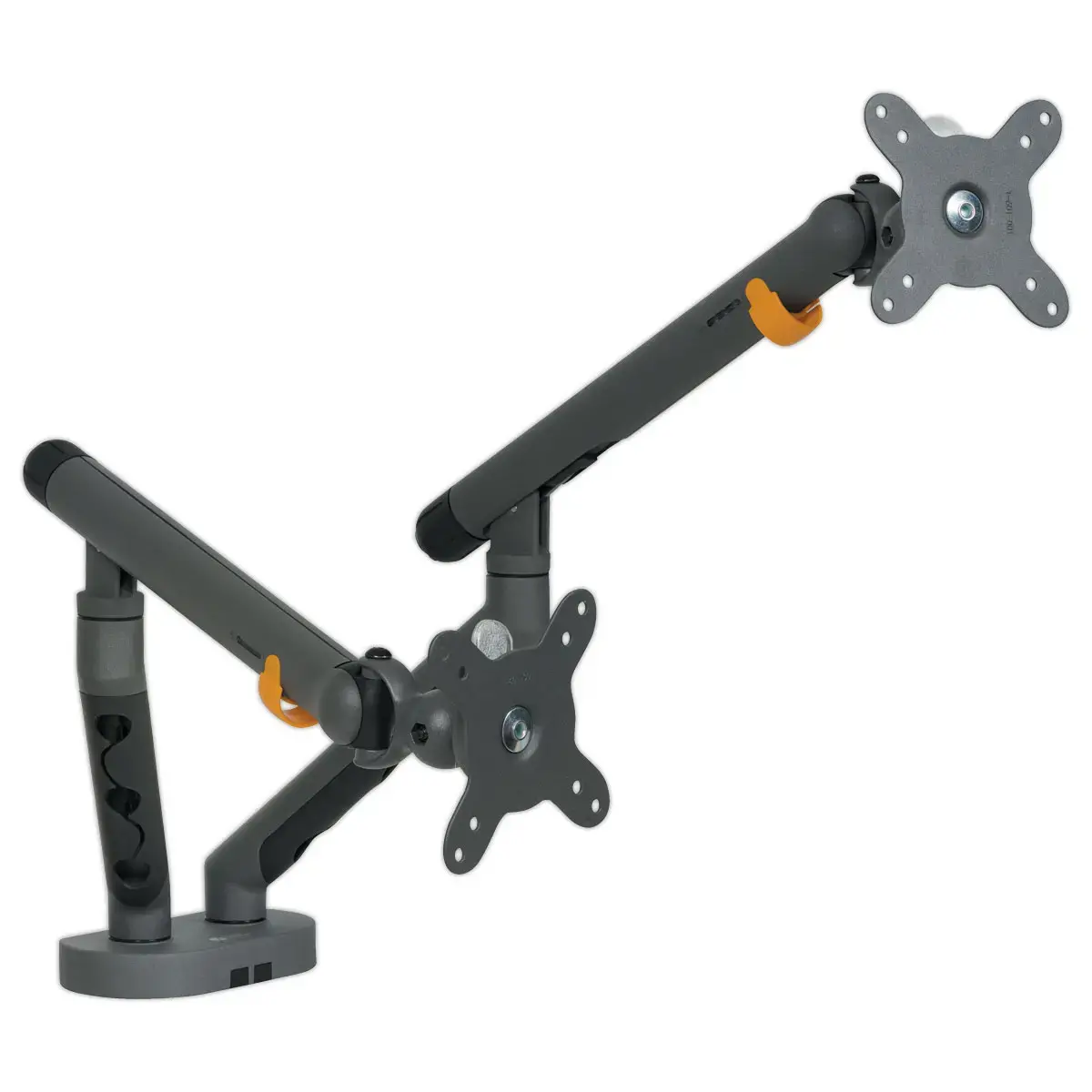 Bras porte-&eacute;cran double BE Flexible Dual - Anthracite 
