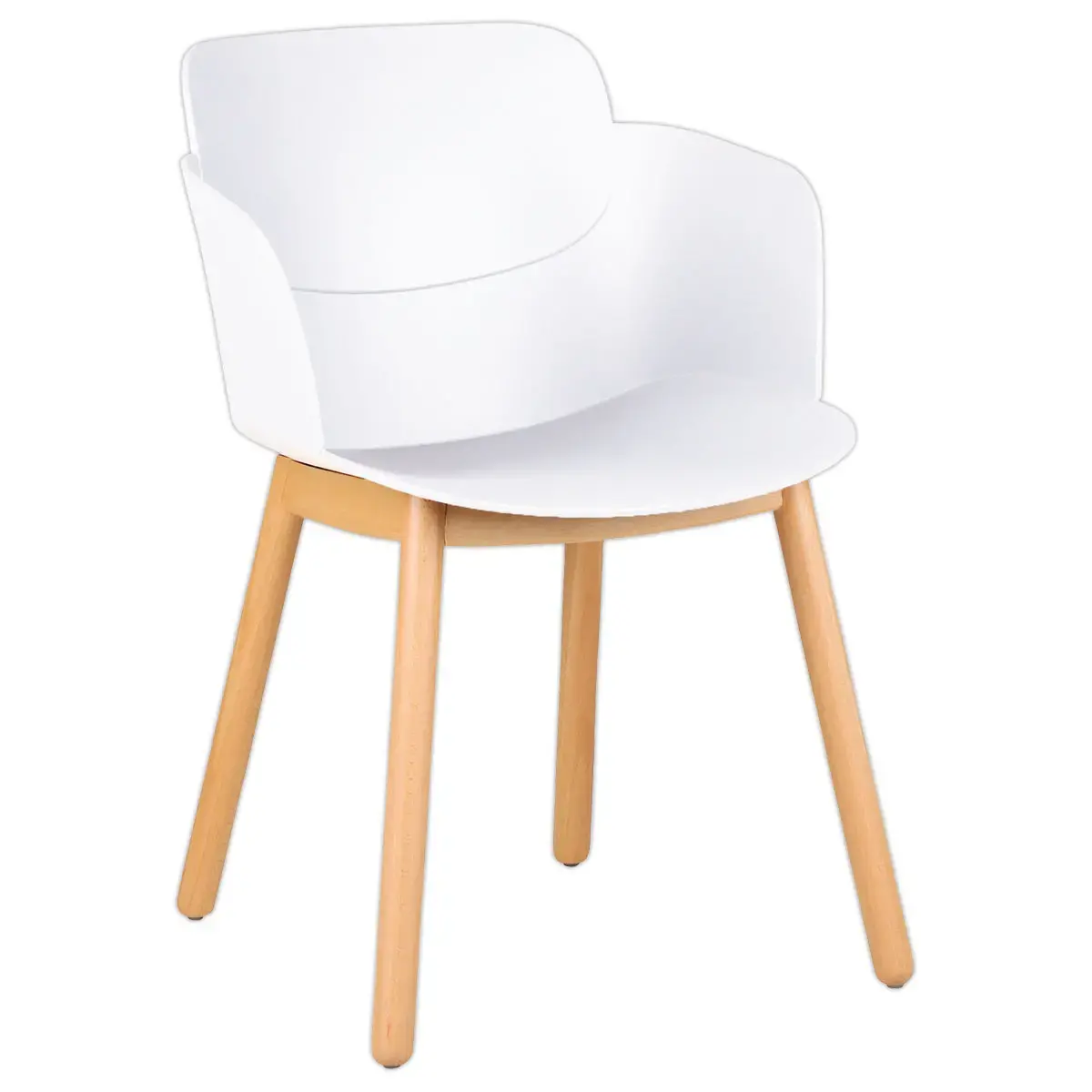 2 fauteuils tulipe blanc montés