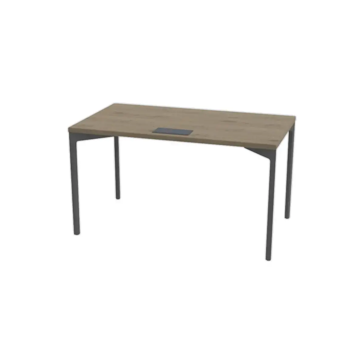 Bureau Bastia L 160 cheine veine / vert 