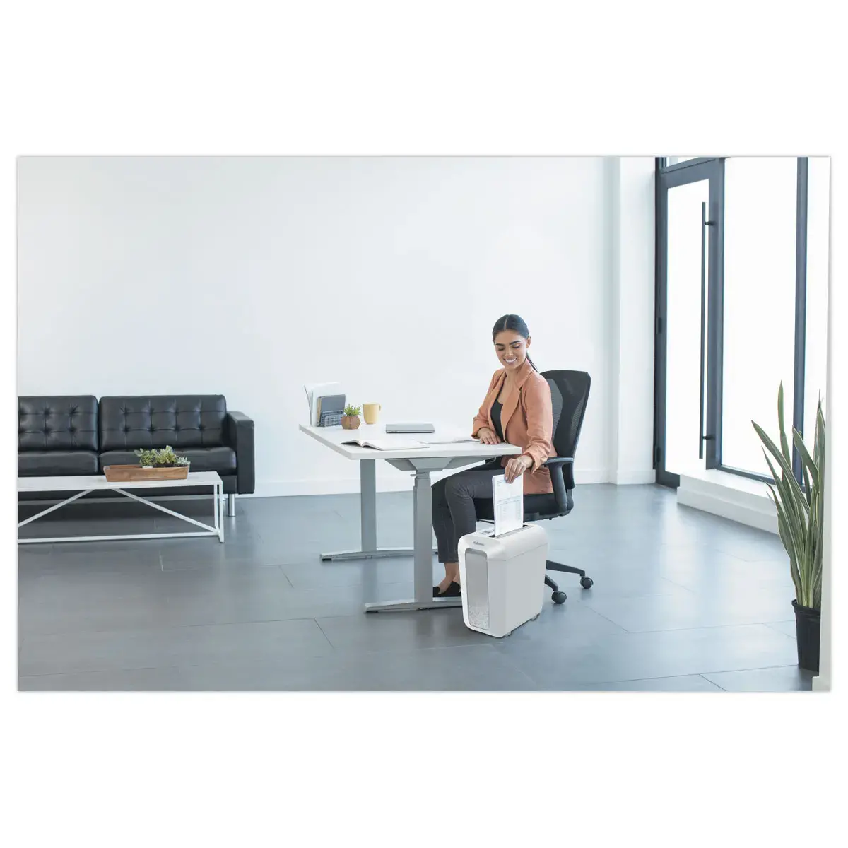 Destructeur LX 65 Fellowes blanc 