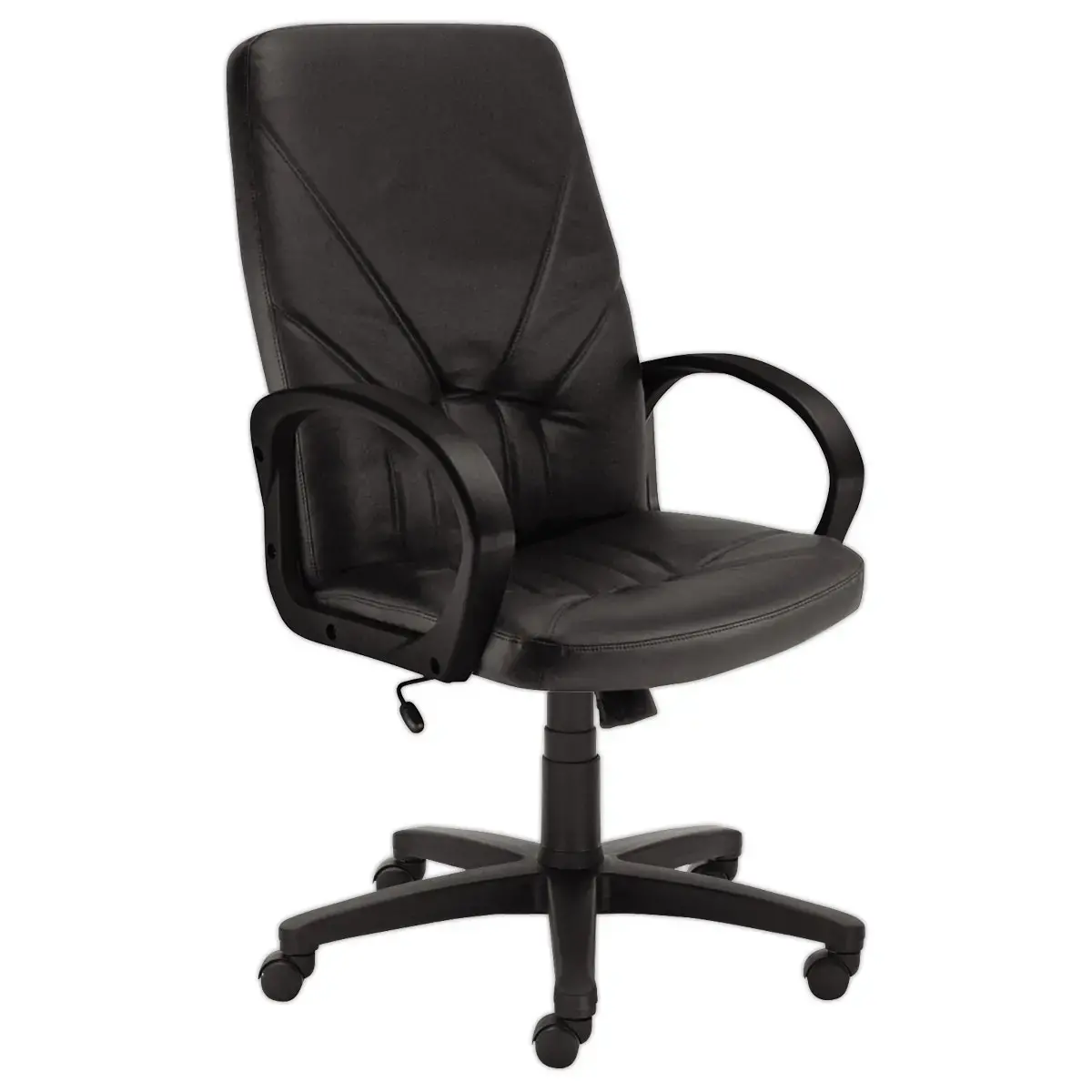 Fauteuil MANAGER croute de cuir monté