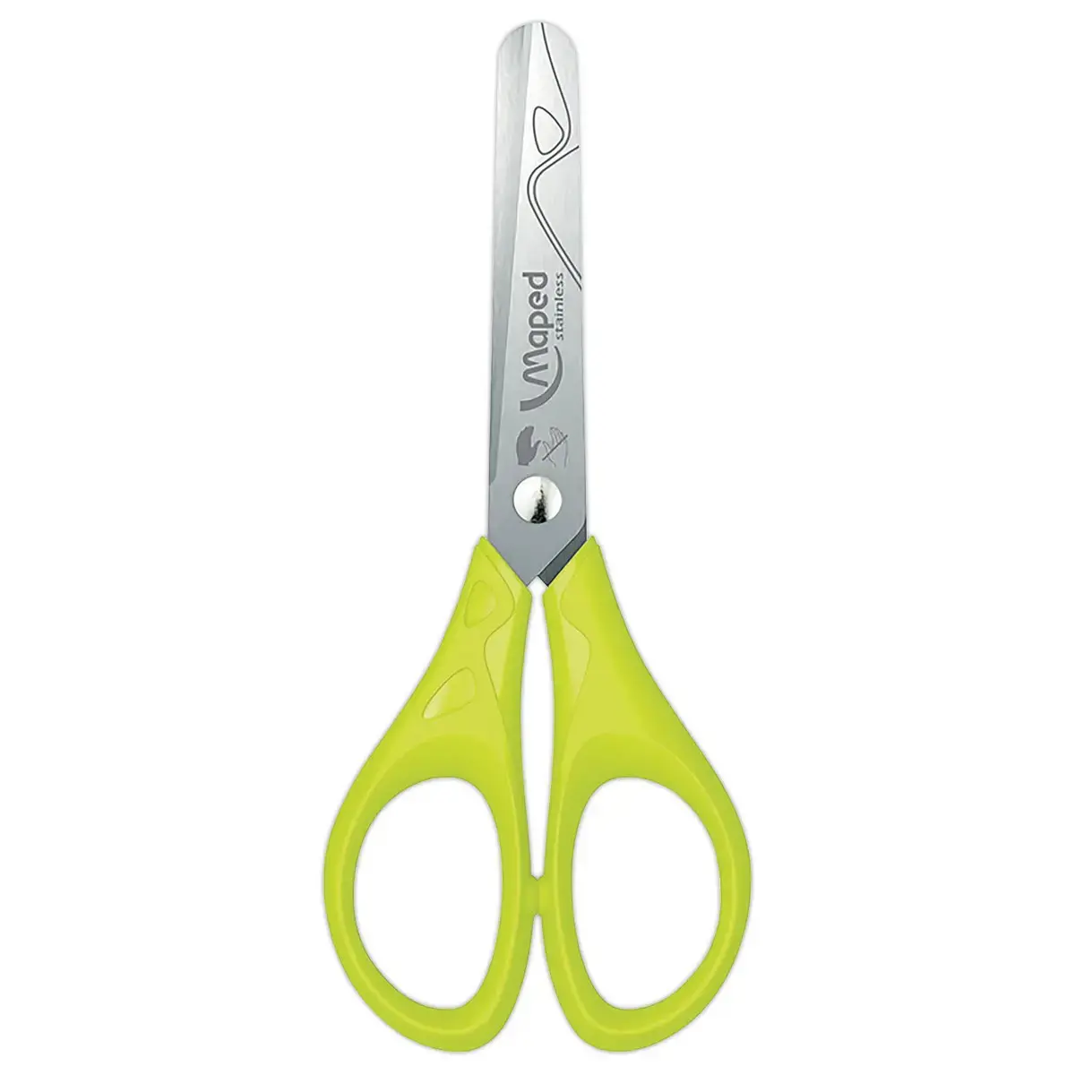 Ciseaux recyclés bout rond 13cm gaucher