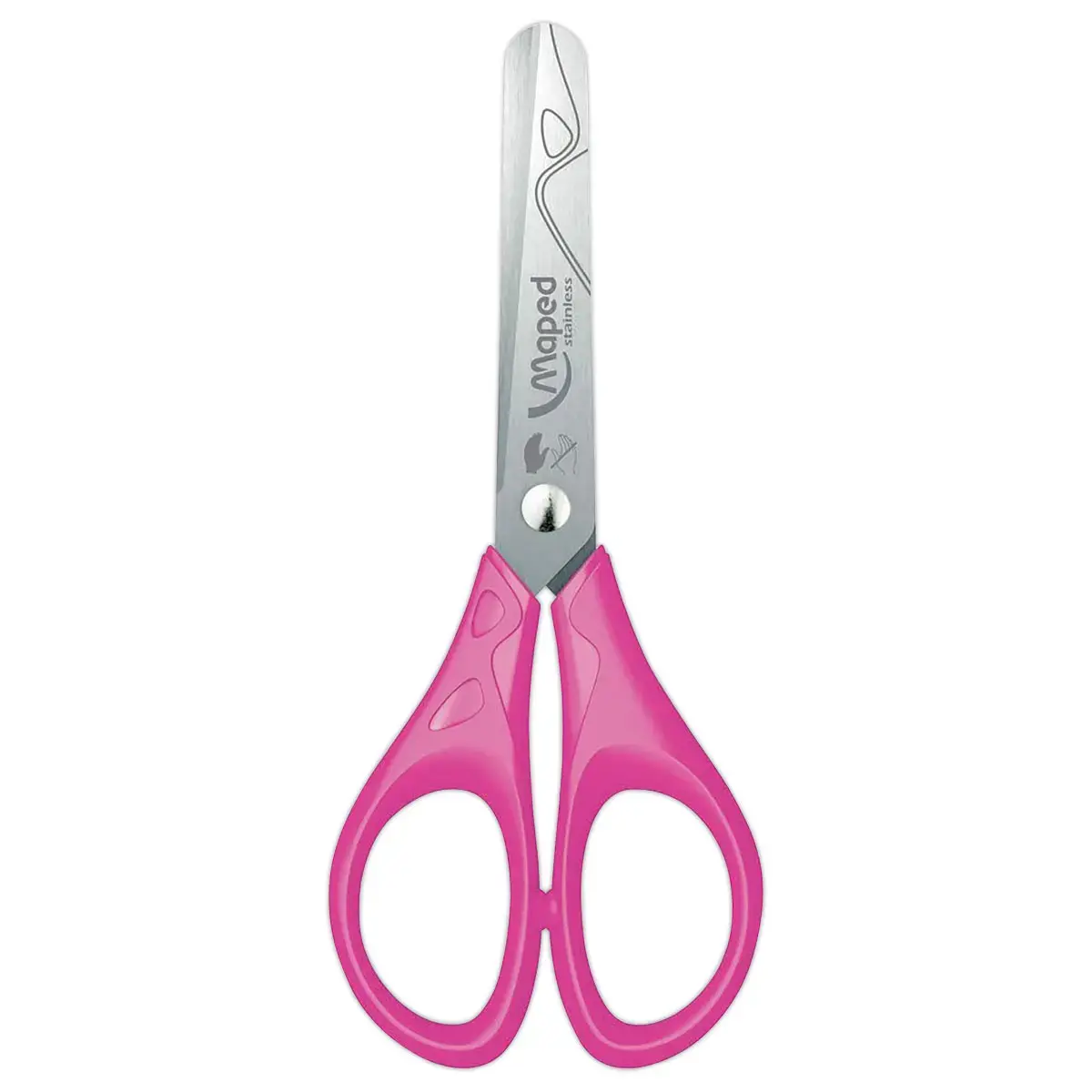 Ciseaux recyclés bout rond 13cm gaucher