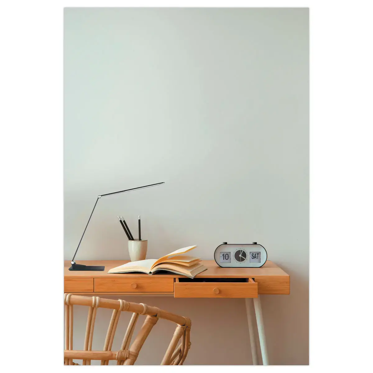 Lampe de bureau Led Olga noir 