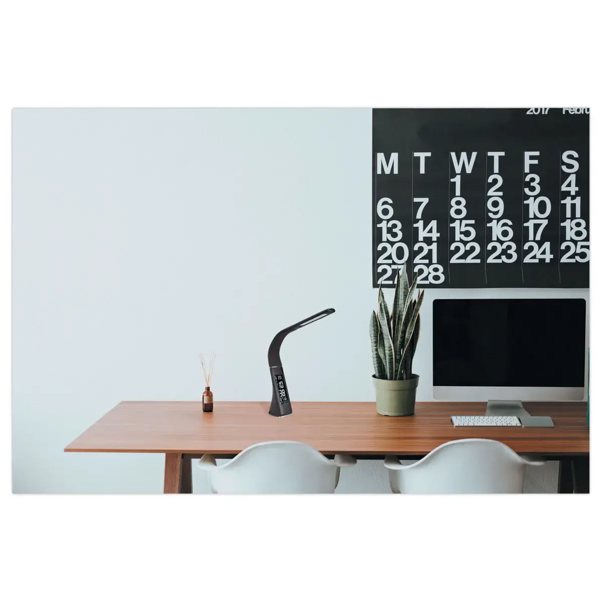 Lampe de bureau Led Clark noir 