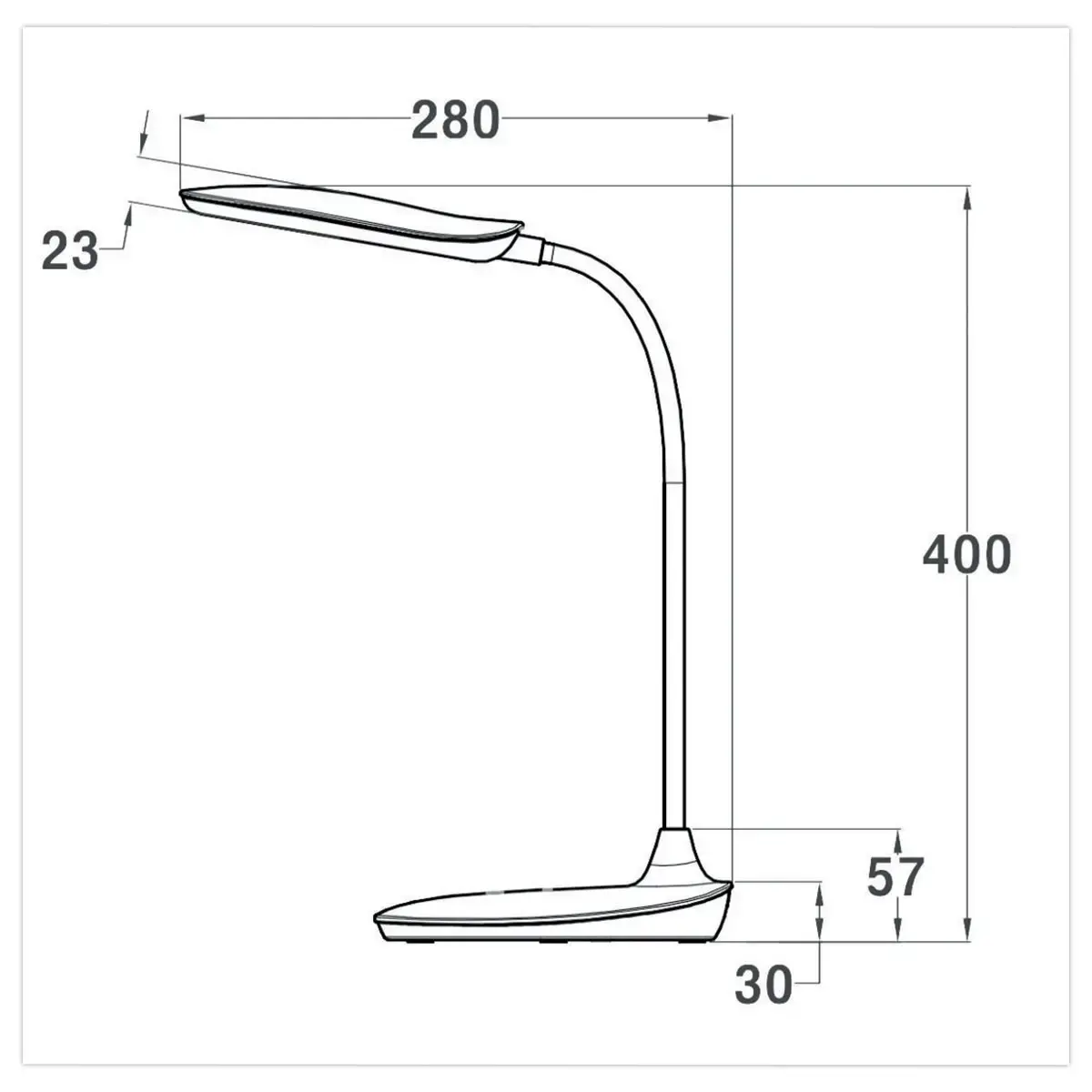 Lampe de bureau Léon – LED – Noir – Meet