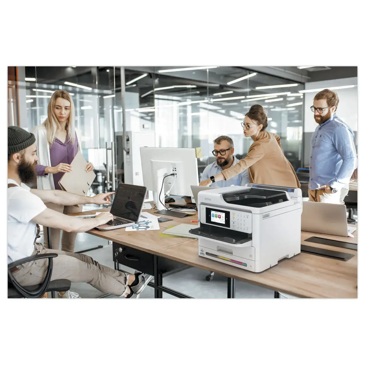 Multifonction Jet d'encre EPSON Workforce Pro WF-C5890DWF