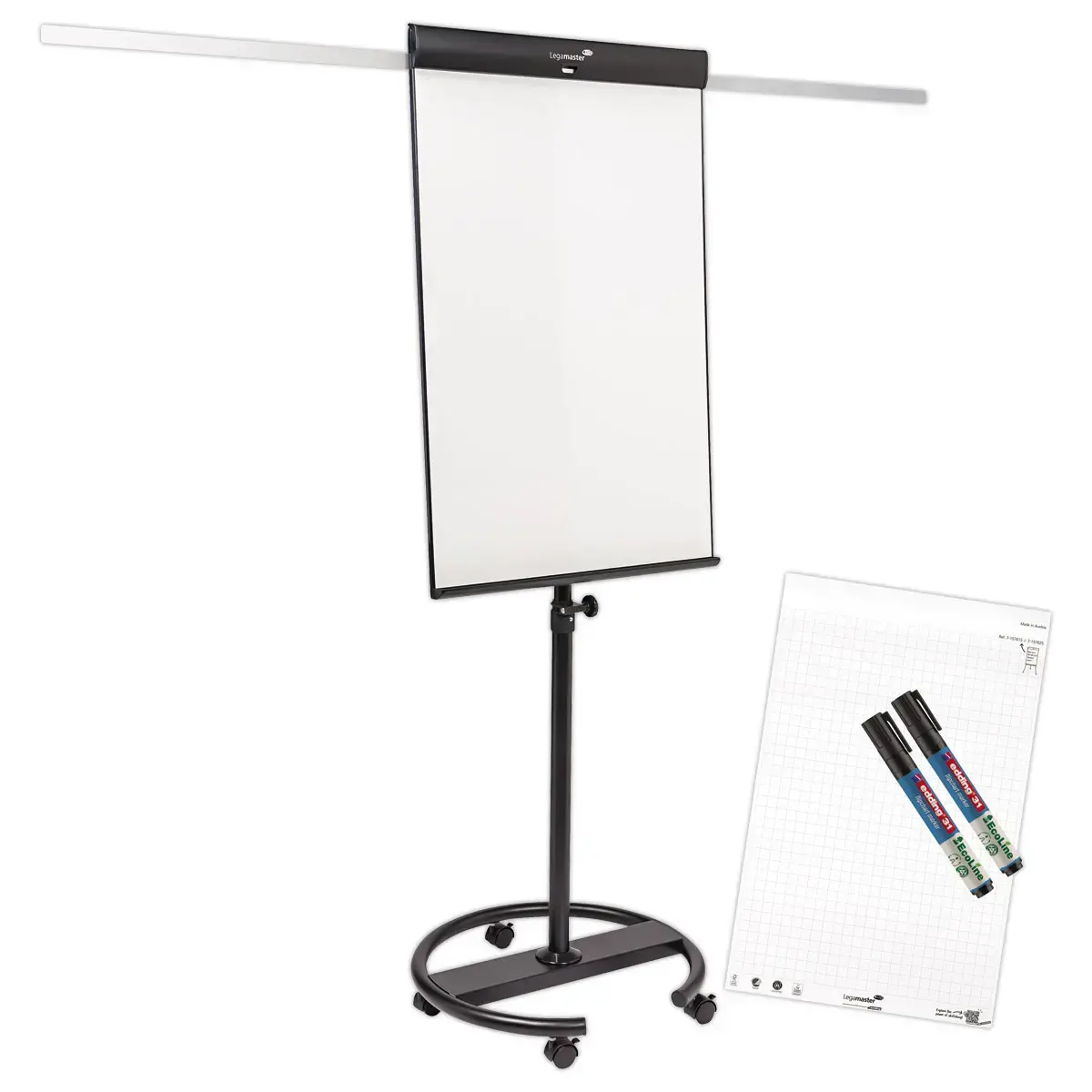 Chevalet de conférence Sketch Pro - Base ronde mobile - LEGAMASTER