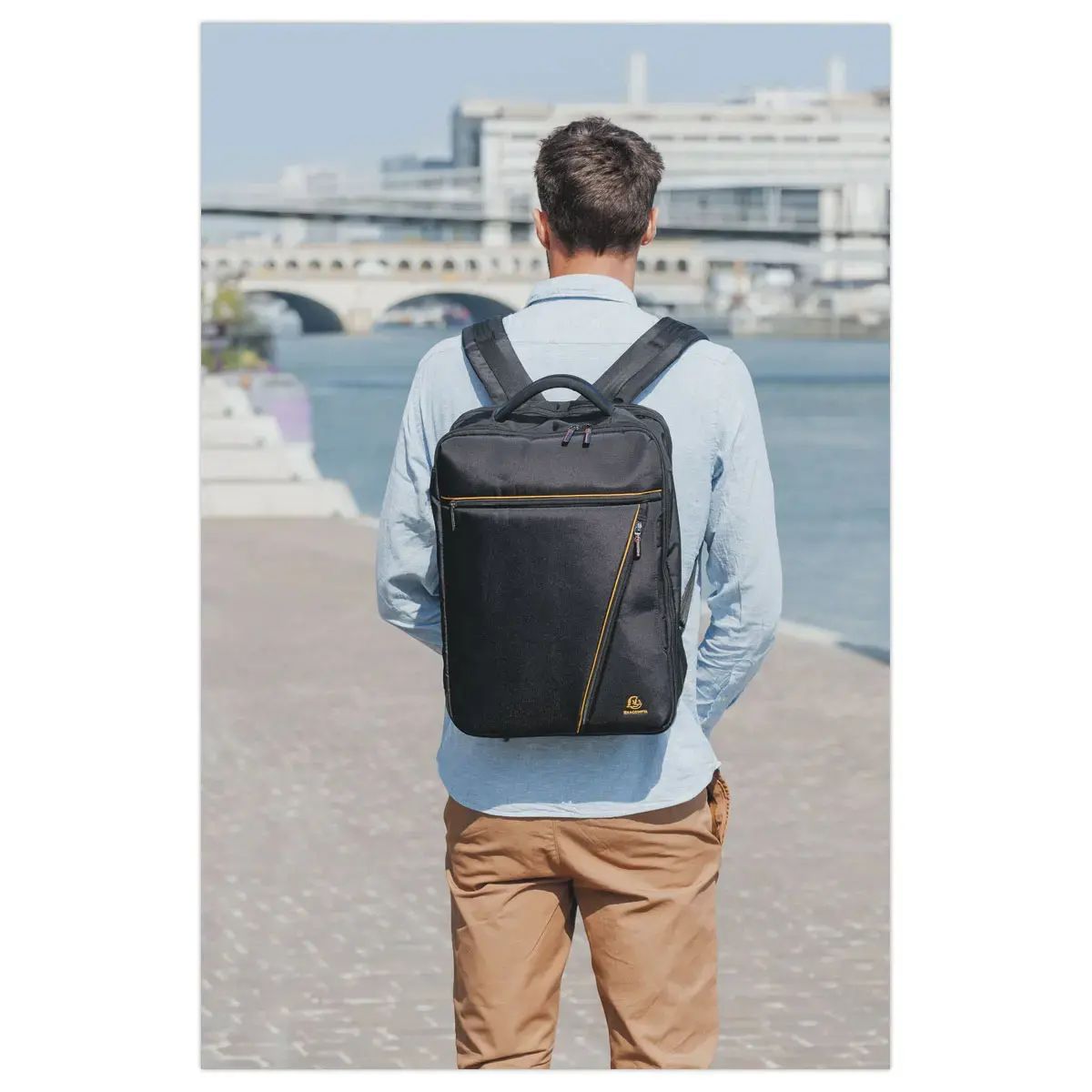 Sacoche sac &agrave; dos Dual 15,6'' Exactive- Noir 