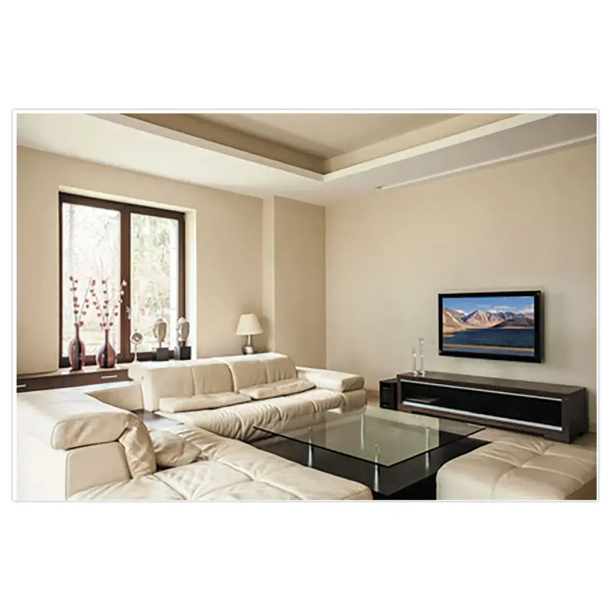 Support universel mural fixe pour &eacute;cran 32-50" - Peerless 