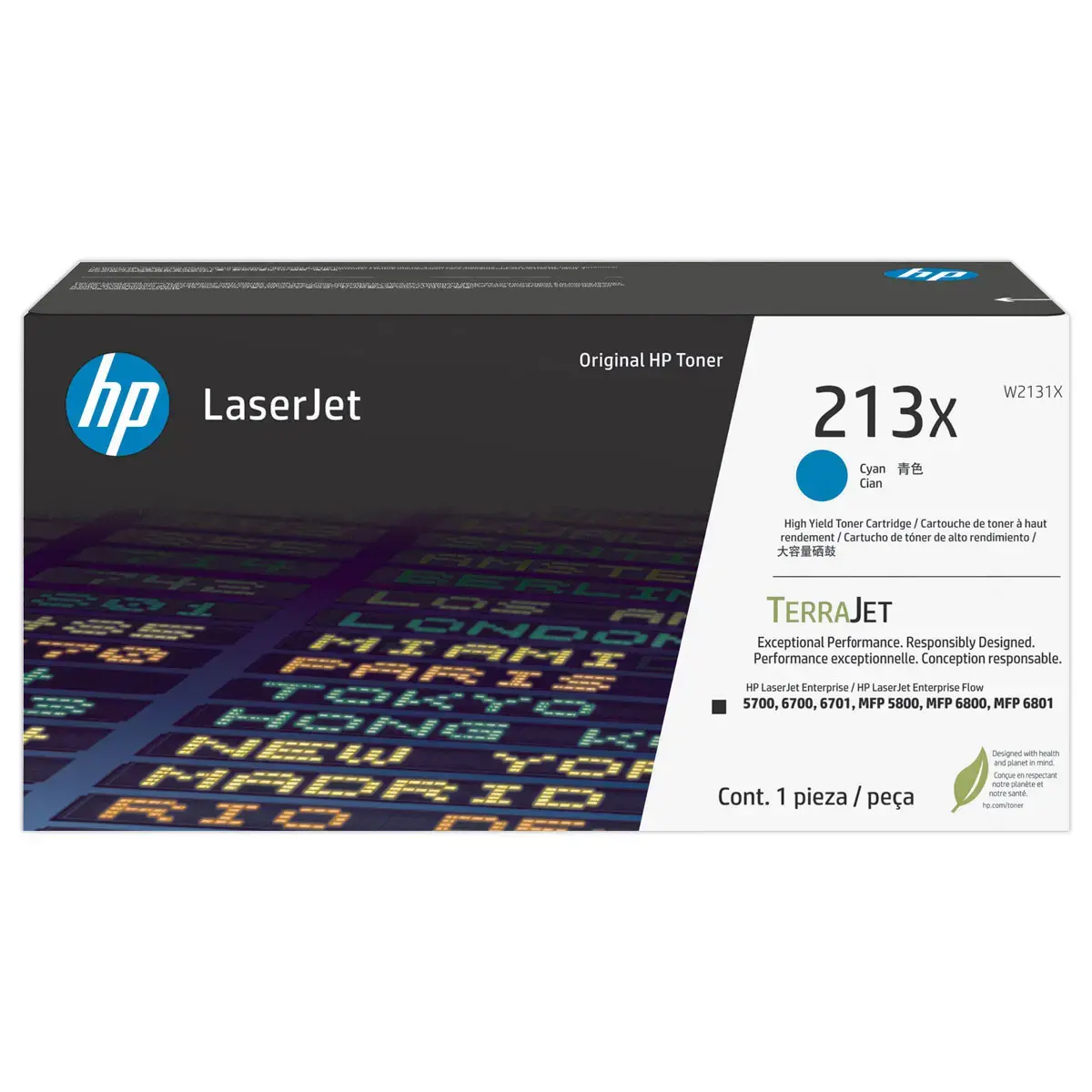Toner HP W2131X cyan