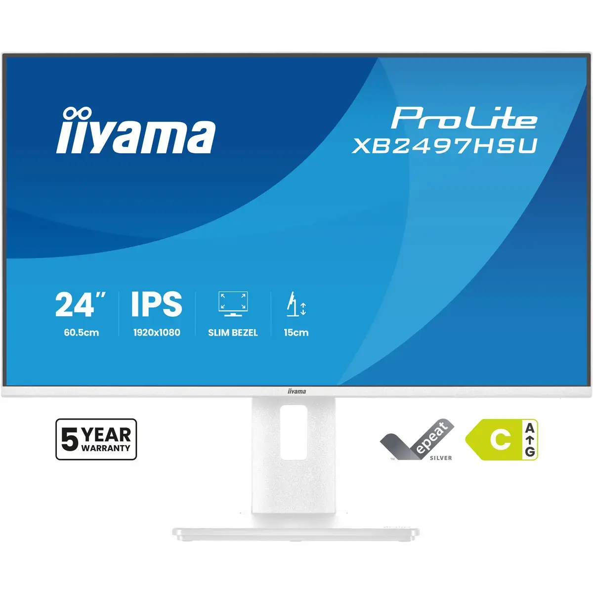 Moniteur Prolite 24" blanc IIYAMA