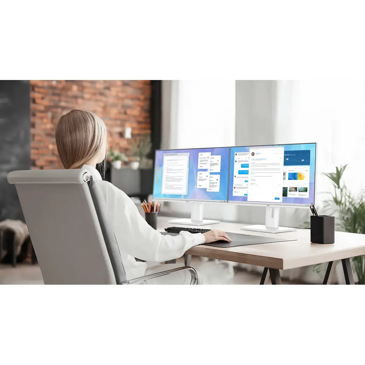 Moniteur Prolite 24" blanc IIYAMA