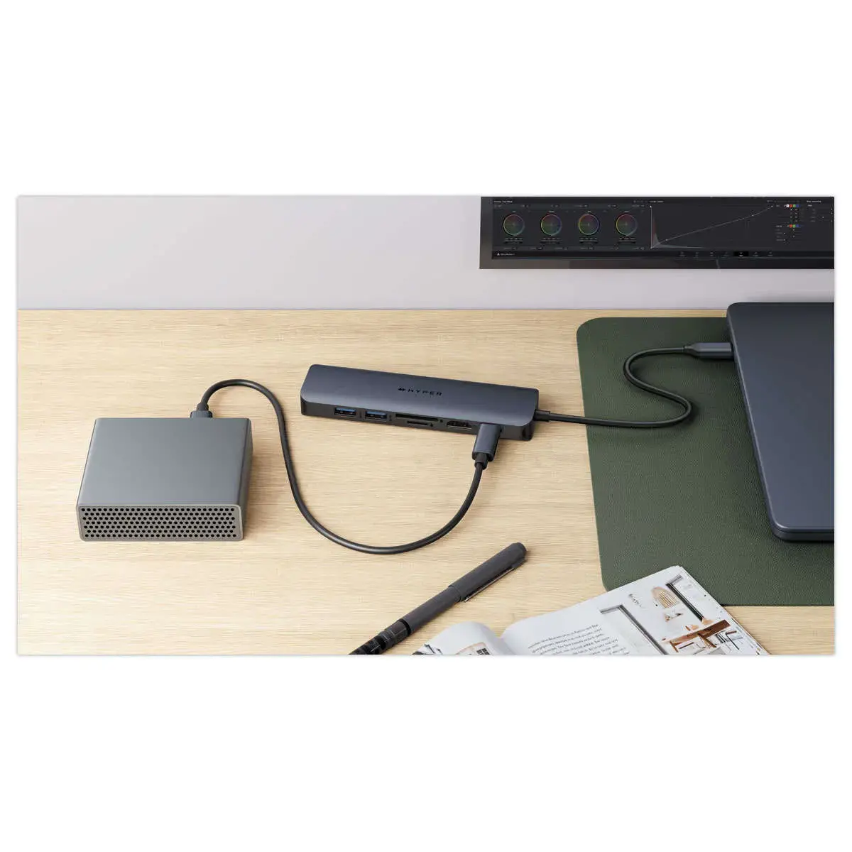 Hub USB-C &agrave; 7 ports HyperDrive Next 